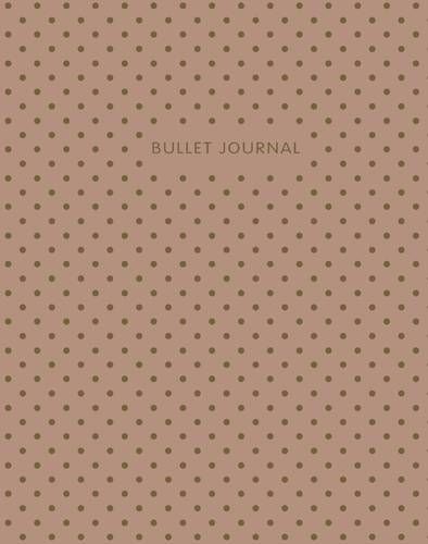 Bullet Journal (Коричневый) 162x210мм, твердая обложка, пружина, блокнот в точку, 120 стр.