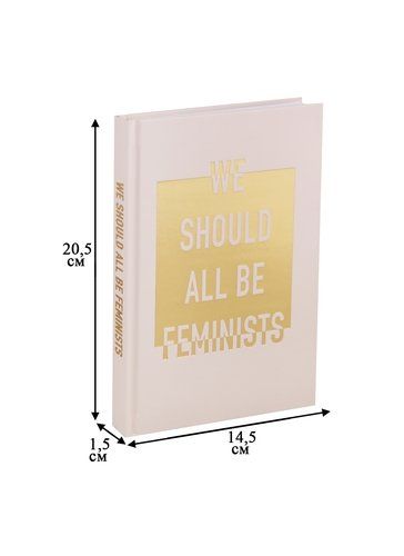 Daftar. We should all be feminists (A5 formati, rangli blok, to'rli lenta), в Узбекистане