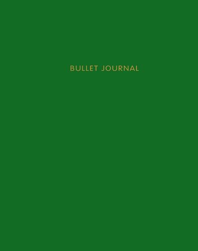 Bullet Journal-dagi bloknot (Zumrad) (120 bet), купить недорого