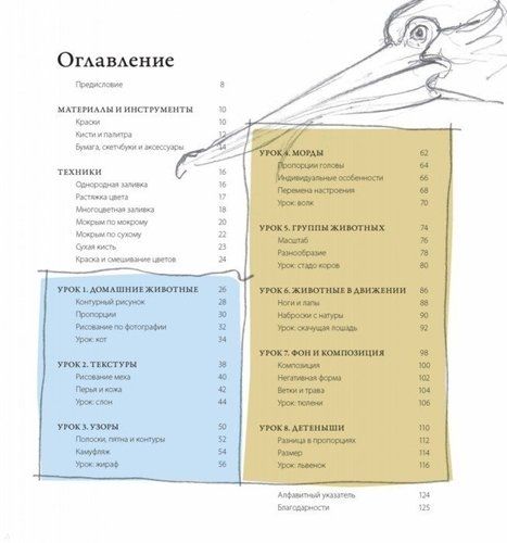 Животные акварелью. Пособие по анималистическому рисунку. 8 пошаговых уроков | Уэбб Дэвид, sotib olish