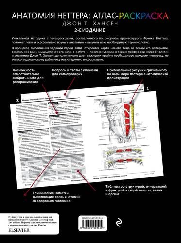 Анатомия Неттера: атлас-раскраска | Джон Хансен, в Узбекистане