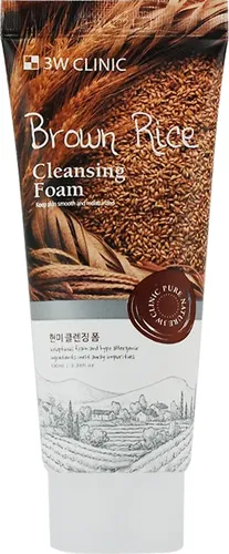 Пенка 3W Clinic Brown Rice Foam Cleansing Anti-Sebum, купить недорого