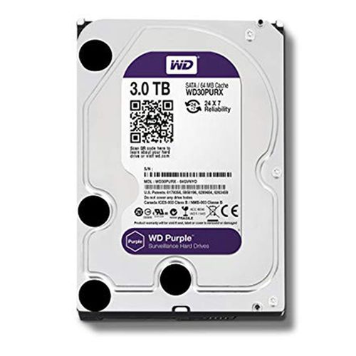 Жесткий диск для видеонаблюдения WD - Purple - WD30PURX-78 3 TB