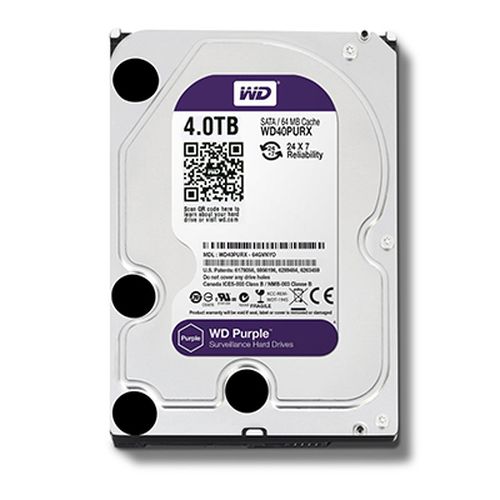 Жесткий диск для видеонаблюдения WD - Purple - WD40PURX-78 4 TB