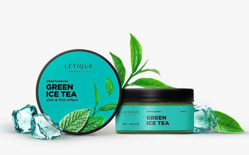 Холодное обертывание для тела Letique Cosmetics Green Ice Tea