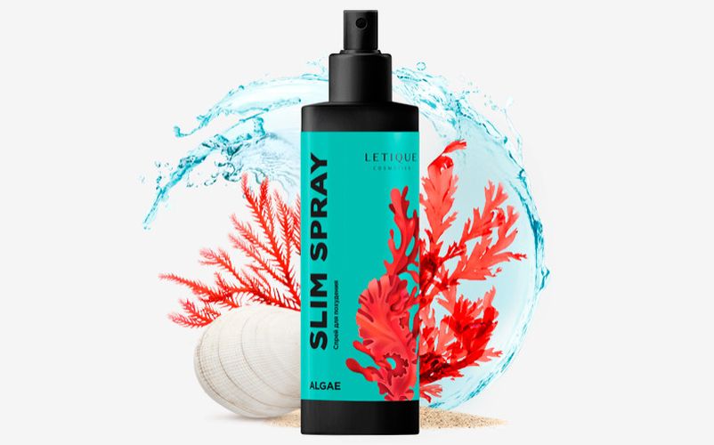 Спрей для похудения Letique Cosmetics Algae Slim Spray, купить недорого