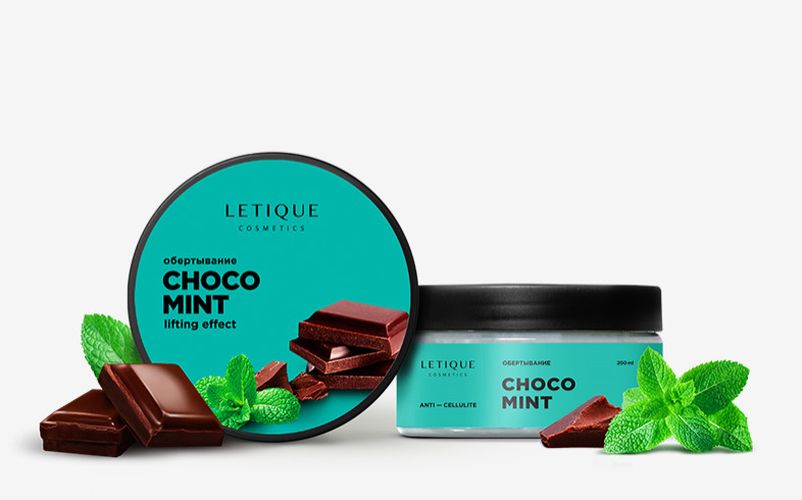 Холодное обертывание для тела Letique Cosmetics Choco Mint, 200 мл