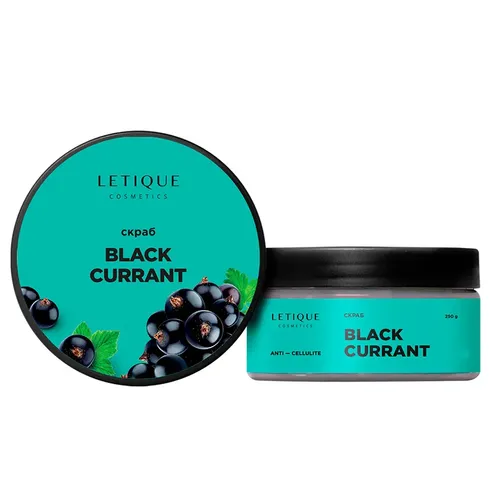 Скраб для тела Letique Cosmetics Black Currant, 250 г, в Узбекистане