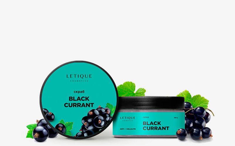 Скраб для тела Letique Cosmetics Black Currant, 250 г