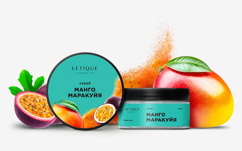 Tana skrabi Letique Cosmetics Mango-Marakuya