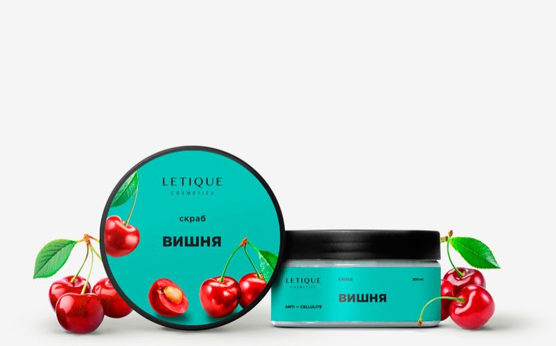 Скраб для тела Letique Cosmetics Вишня, 250 мл