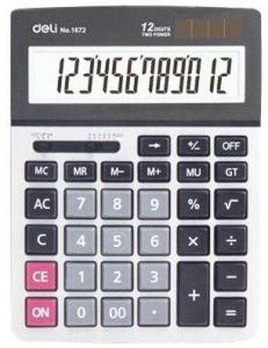 Калькулятор 12 разрядный Deli E1672M
