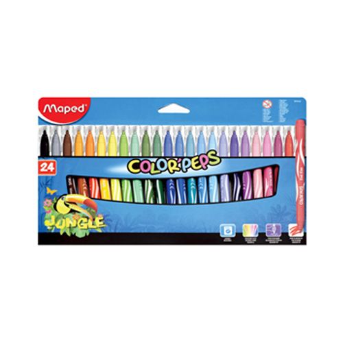 Фломастер Maped Color'Peps JUNGLE (24цв)