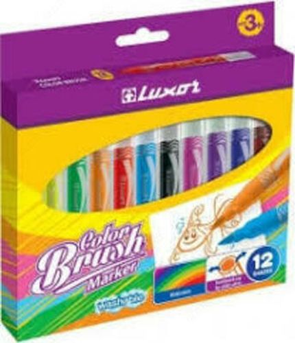 Фломастер-маркер Color Brush Luxor 12 цветов