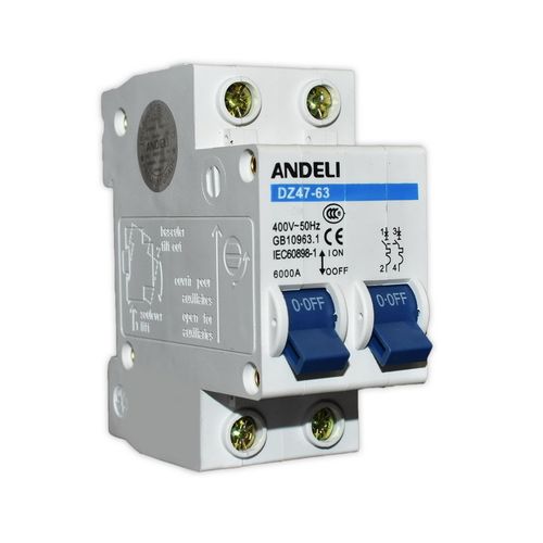 ANDELI (Bypass) modulli DZ47-63-2P-40A Avtomatik o'chirgichi