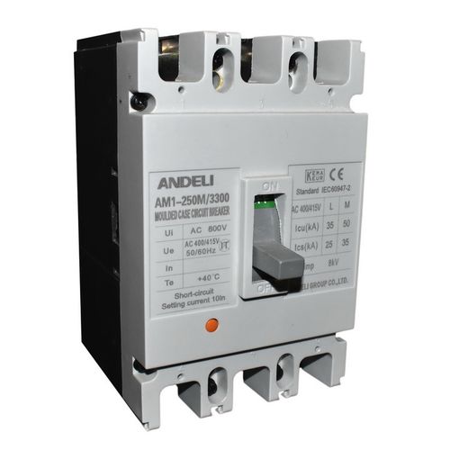 Avtomatik o'chirgich ANDELI Power seriyali AM1-225M-3P-250A