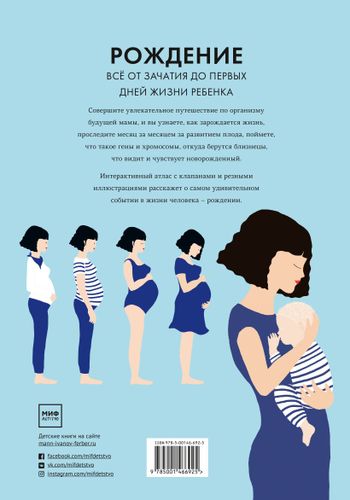 Рождение. Интерактивный атлас с клапанами и резными иллюстрациями | Элен Дрювер, купить недорого
