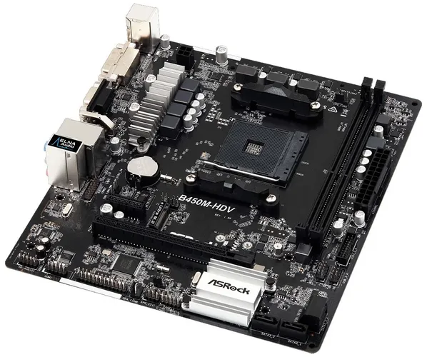 Материнская плата ASRock B450M-HDV, купить недорого