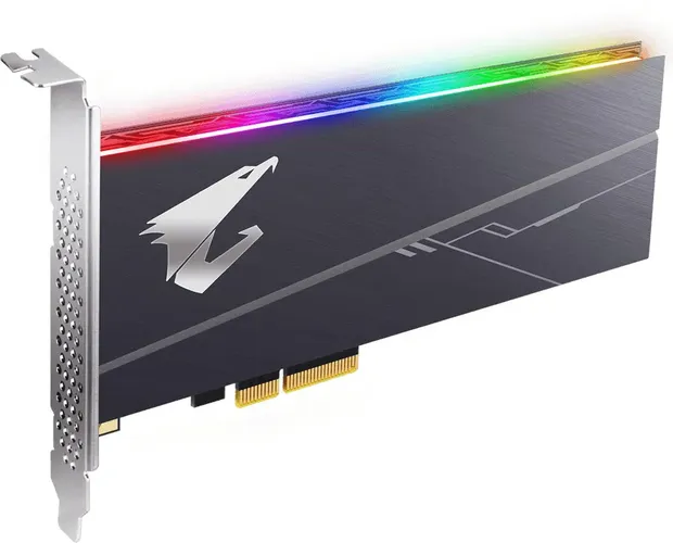 Твердотельный накопитель SSD PCIe Gigabyte AORUS 512GB NVMe RGB (GP-ASACNE2512GTTDR)