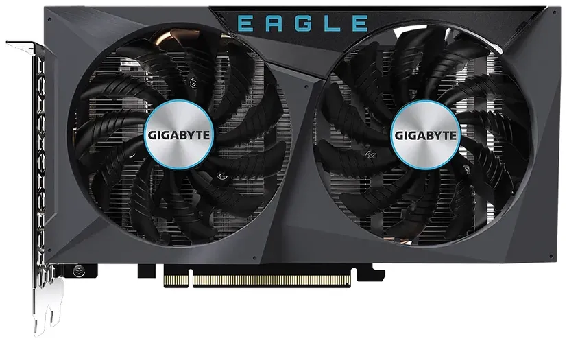 Видеокарта Gigabyte - 8GB GF RTX3050 EAGLE OC GDDR6 128bit (GV-N3050EAGLE OC-8GD), купить недорого