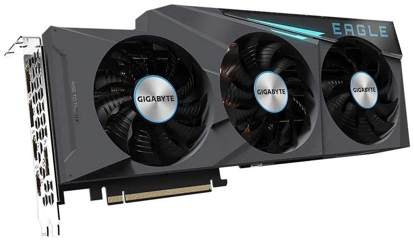 Видеокарта Gigabyte-10GB GeForce RTX 3080 EAGLE GV-N3080EAGLE-10GD, в Узбекистане