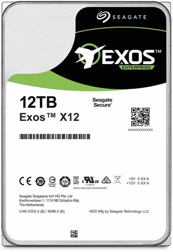 Qattiq disk HDD 12TB Seagate EXOS X16  ST12000NM001G 5400Rpm Original