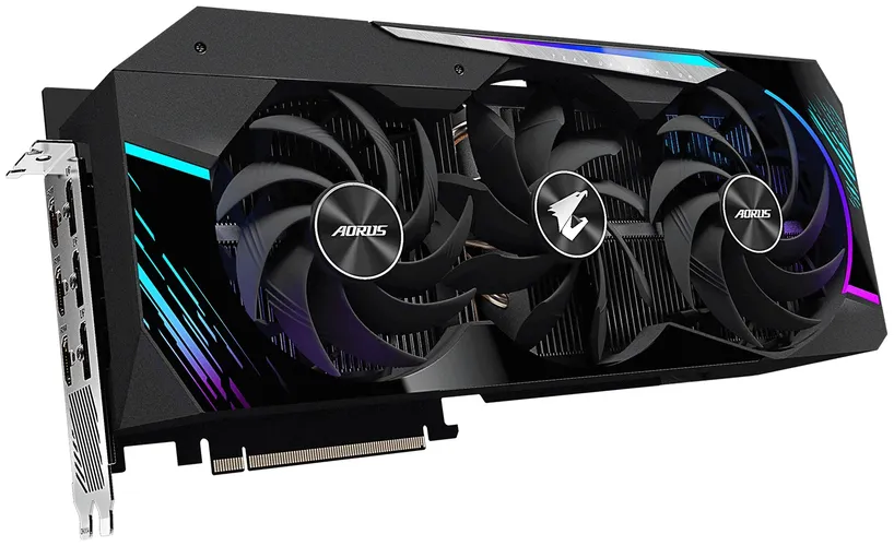 Видеокарта Gigabyte-12GB GeForce RTX 3080 AORUS MASTER GV-N3080AORUS M-12GD, купить недорого