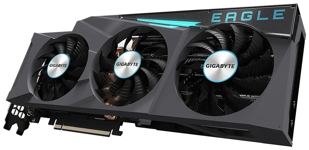 Видеокарта Gigabyte-10GB GeForce RTX 3080 EAGLE GV-N3080EAGLE-10GD, фото