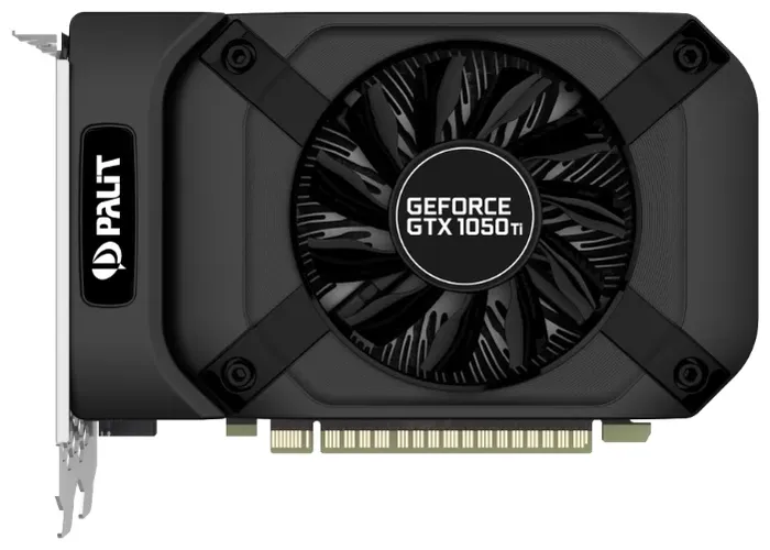 Видеокарта Palit GeForce GTX 1050 Ti StormX 4GB (, купить недорого