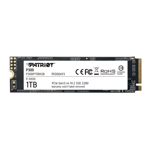  SSD M.2 Patriot 1TB  NVMe Qattiq saqlash qurilmasi