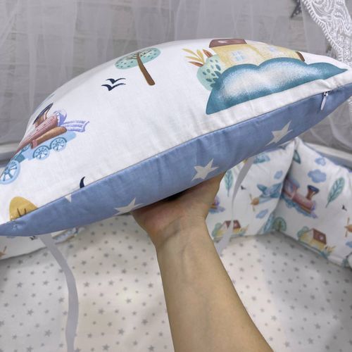 Бортики My pillow подушечки,одеяло,ортопедическая подушка 1243, купить недорого