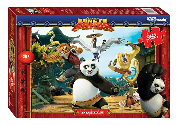 Step Puzzle / Pazzl 35 MAXI "Kung Fu Panda" (DreamWorks)