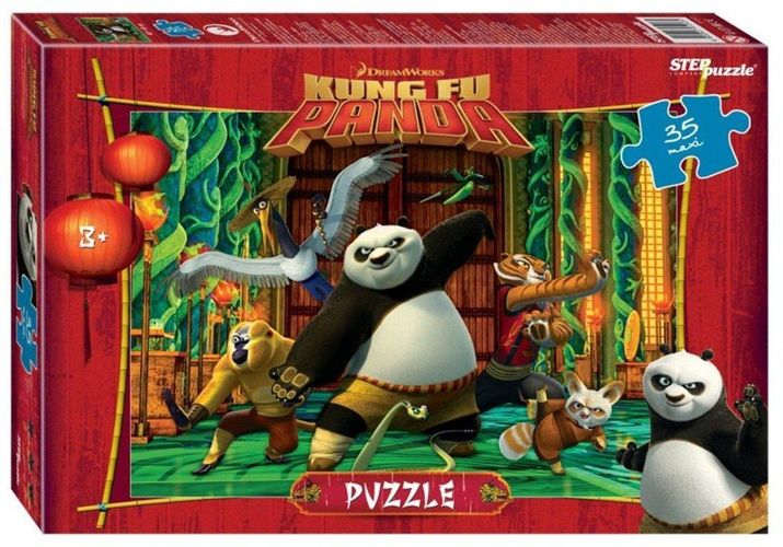 Step Puzzle / Pazzl 35 MAXI "Kung Fu Panda" (DreamWorks, multfilm)