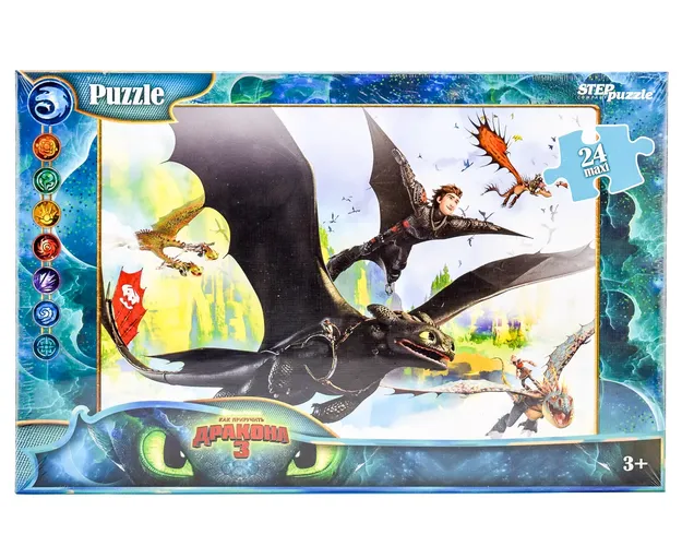 Step Puzzle / Pazzl maxi 24 "Ajdarholar- 3" (DreamWorks)