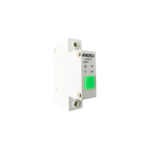 Andeli on DIN C45D AC220V Signal lampalari, Green