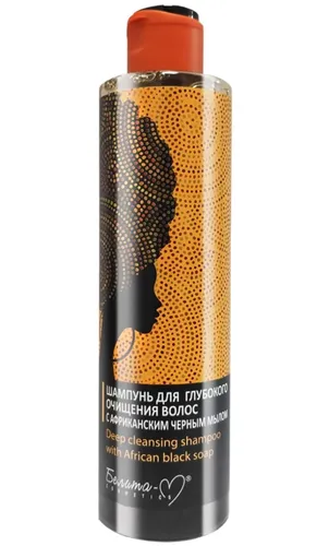 Шампунь для глубокого очищения волос Белита-М AFRICAN BLACK SOAP с африканским черным мылом