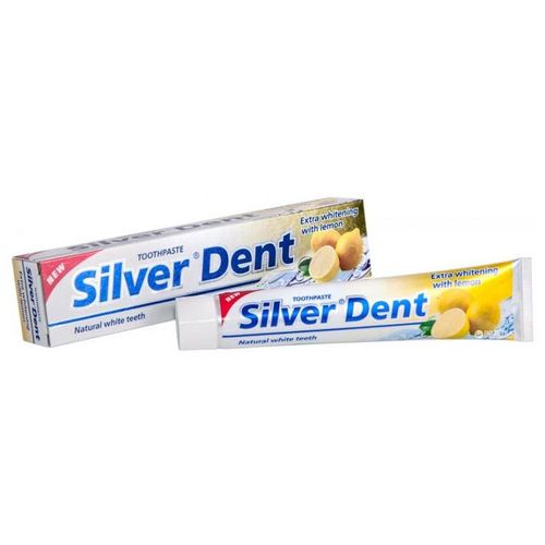 Паста зубная Modum Silver Dent С лимоном Экстра Отбеливание, 100 гр