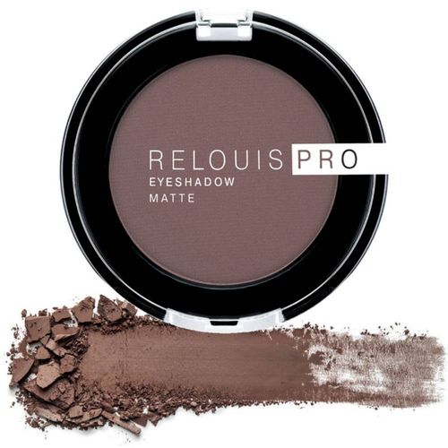 Тени для век RELOUIS PRO EYESHADOW MATTE, ICED COFFEE, 13