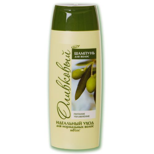 Шампунь BIELITA "Оливковый" питание и увлажнение, для нормальных волос