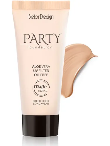 Tonal krem Belor Design Party Foundation Matte Effect, 7 Bej, 42 г