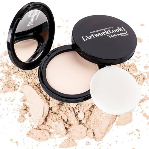 Kompakt krem ​​​​-pudra RELOUIS ArtworkLook "Professional", 1 "Cream Pastel"