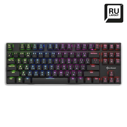 Механическая клавиатура Sharkoon PureWriter TKL RGB