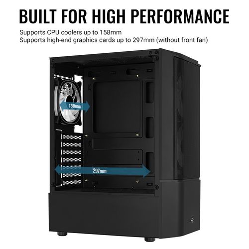 Компьютерный корпус AeroCool Quantum Mesh-G-BK-v1, фото