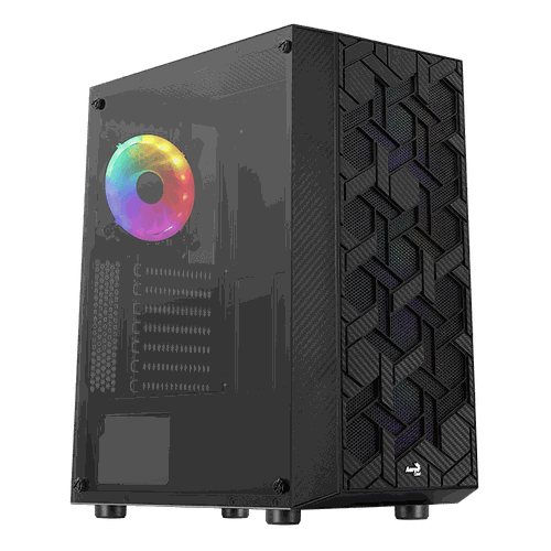 Компьютерный корпус AeroCool Hive-G-BK-v3 FRGB