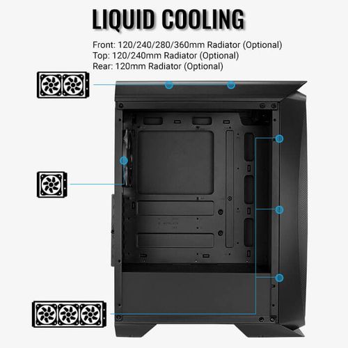 Компьютерный корпус AeroCool AERO ONE G-WT-v1, sotib olish