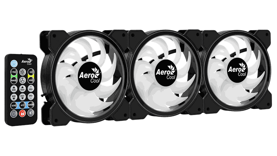 Korpusli ventilyator AeroCool Pc Fan Saturn 12 Pro (to'plam), фото