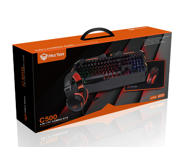 O'yin to'plami Gaming 4 in 1 MeeTion-C500, sotib olish