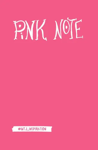 Pink Note. Pushti sahifali romantik bloknot (qattiq muqovali)