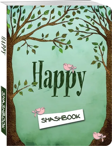 Смэшбук Happy (зеленый c наклейками)