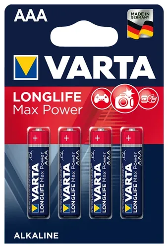 Батарейка VARTA LONGLIFE MAX POWER AAA LR03 1.5V MN2400